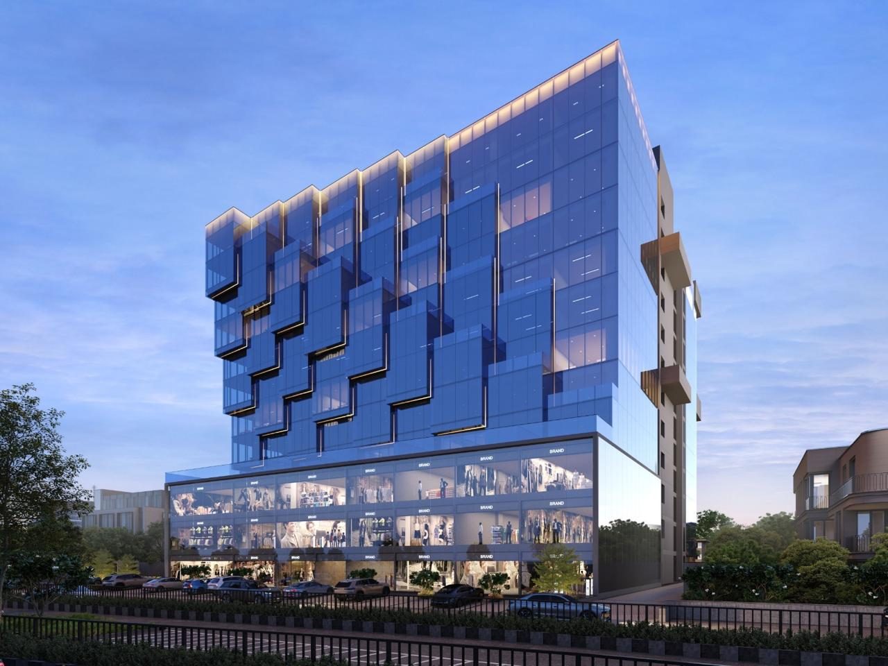 Shilp Sacred - Showrooms & office — Ambli Road